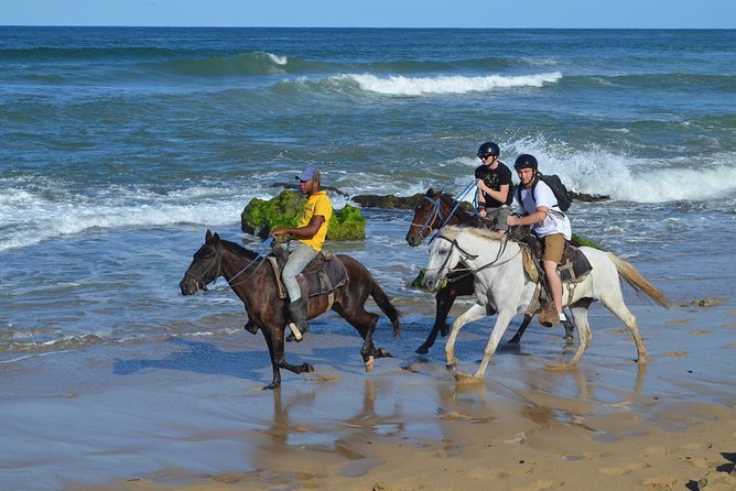 Horseback Riding Tour Adventure on the Beach - Leaving the resort zone for the ranch