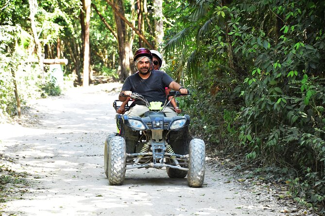Horseback riding Tour with ATV circuit, ziplines and Cenote - A cool swim in a sacred cenote