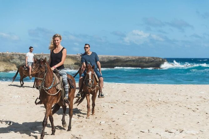 Horseback Riding Wariruri Beach Tour in Aruba - Wariruri Beach and the Mini Natural Bridge