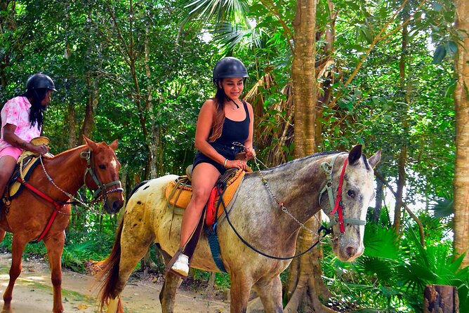 Horseback Riding with ATV, Zipline, Cenote and Tequila Tasting - Thirty minutes on horseback through the Mayan wilderness