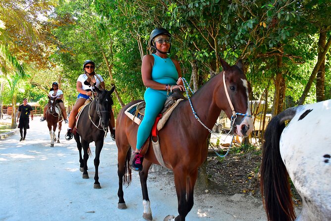 Horseback Riding with ATV, Zipline, Cenote and Tequila Tasting - Swimming at Cenote Verde Lucero