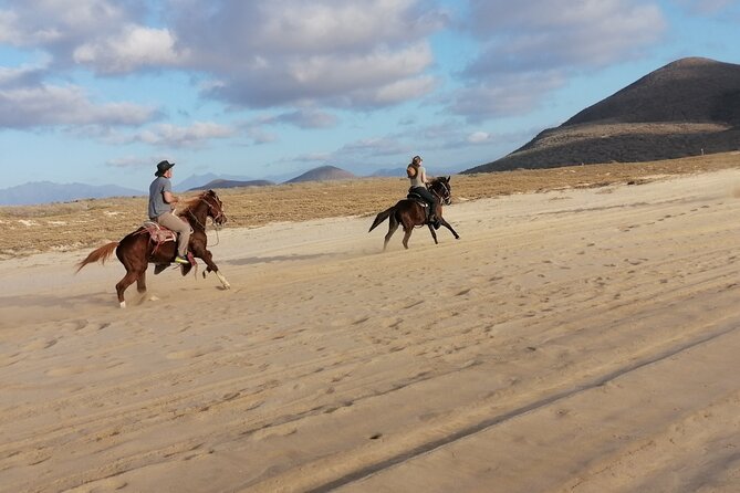 Horseback riding - The route: hills first, beach later