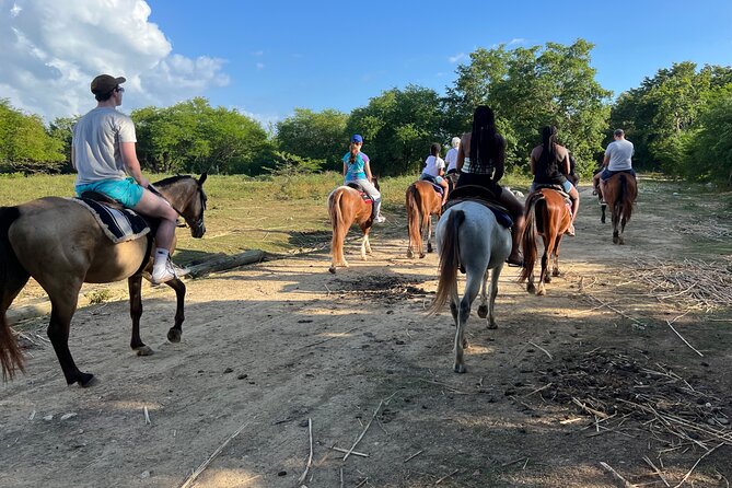 Horseback “SPECIAL”- Negril’s Beach Ride N’ Swim with Free photos/videos - Changing saddles for the ocean ride