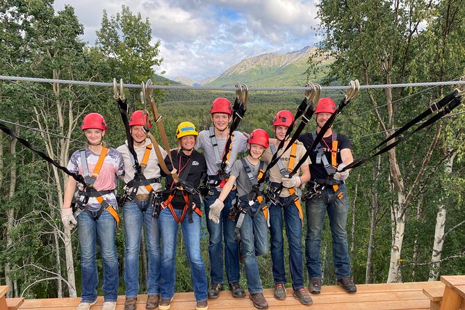 Horseback & Zipline Adventure in Alaska Mountains includes Lunch - A horseback route into the Chugach foothills