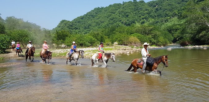 Hot Springs Horseback Riding Adventure - Leaving Puerto Escondido for Manialtepec Country