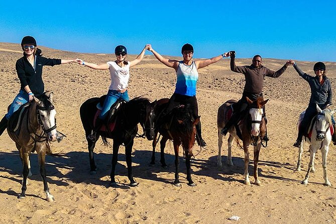 Hurghada: Sea & Desert Horseback Riding, Stargazing, Dinner, Show - What the Horse Ride Feels Like