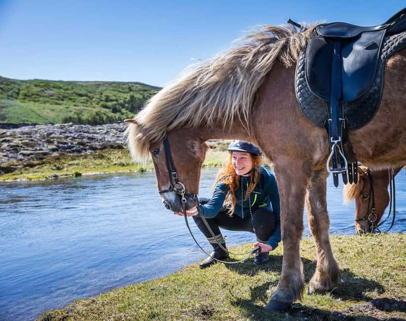 Icelandic Horse Riding Tour & Pickup Option from Reykjavik - Riding Icelandic horses across Hafnarfjörður’s lava fields