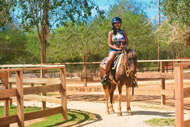 Jamwest Negril Zipline and Horseback Combo - Starting on horseback in the jungle