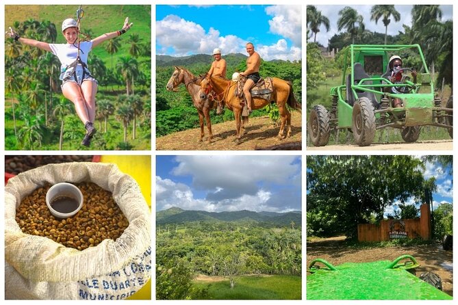 Jungle Buggies + Zilplining + Horseback Ride + Countryside + Macao Beach - Three Punta Cana adventures before lunch