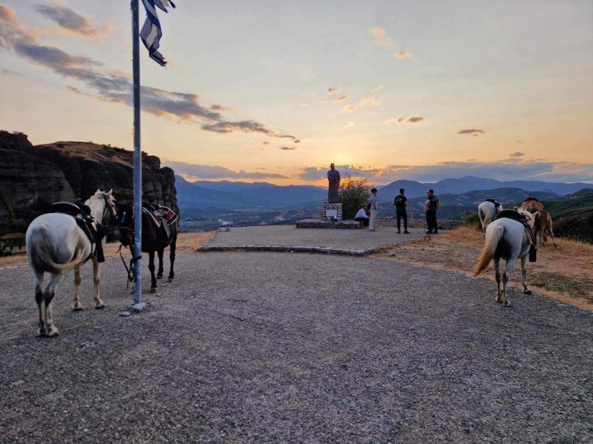 Kastraki: Meteora Morning Horse Riding with Monastery Visit - Riding beneath the Meteora rock pillars