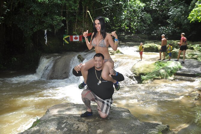 Kennedy's Horseback riding, Blue Hole and Secret Falls from Montego Bay - A full Jamaica day built around water