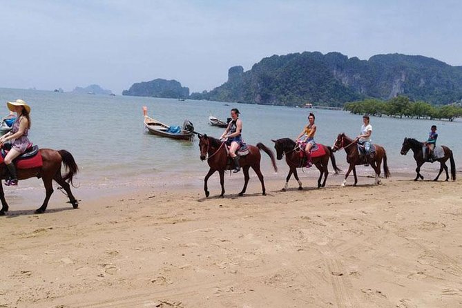 Krabi Horse Riding at The Beach - What happens before you mount the horse