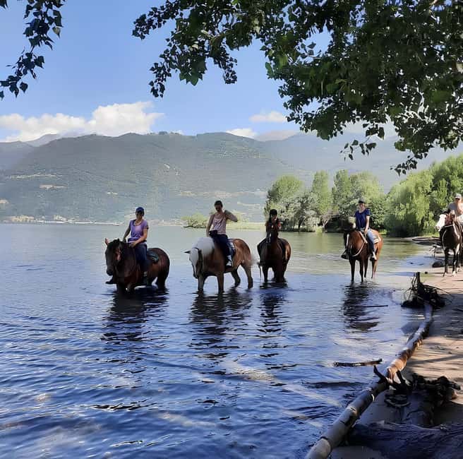 Lake Como: Horseback Riding Tour from Colico - The one-hour ride to the lake and fields