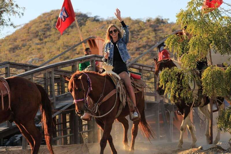 Los Cabos: Horseback Riding in Canyon a Mexican Experience - Riding from the canyon toward the oasis