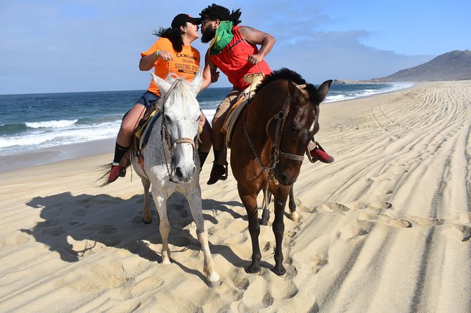 Love is in the air: Private Cabo Beach Sunset Horse Ride W Dinner - The ride through Migrino’s desert