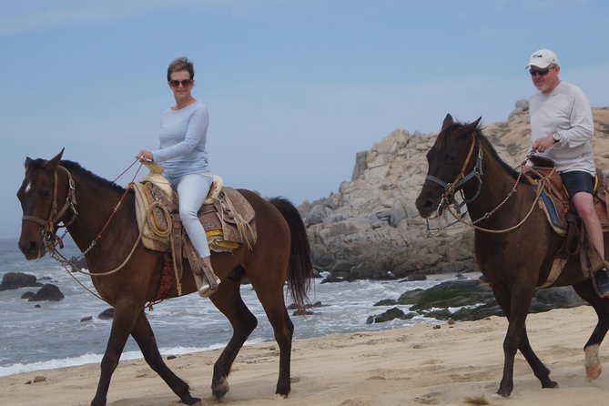 Love is in the air: Private Cabo Beach Sunset Horse Ride W Dinner - Timing, pickup, and the three-hour format