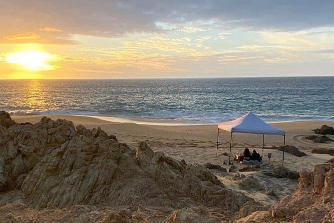 Love is in the air: Private Cabo Beach Sunset Horse Ride W Dinner - Following the Pacific coastline