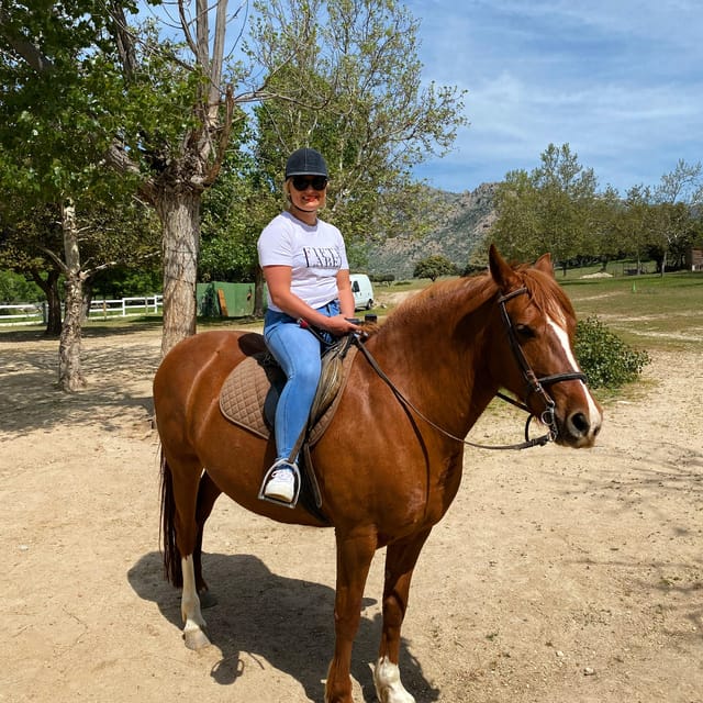 Madrid: Private Horseback Riding in Pedriza NP & Transport - Getting acquainted with your horse