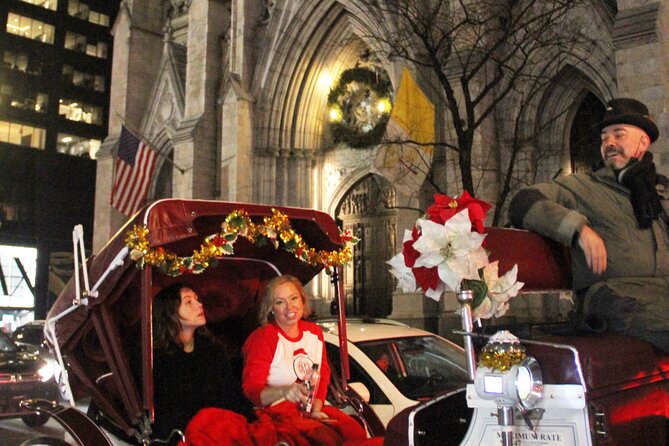 Magical Evening Horse-Drawn Carriage through NYC (65 min) - Saks Fifth Avenue and the polished side of Fifth Avenue