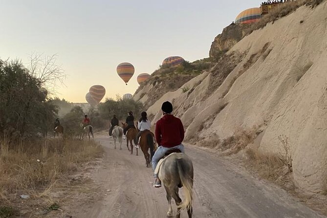 Magical horse ride with balloon in Cappadocia - Riding Through Love Valley and White Valley