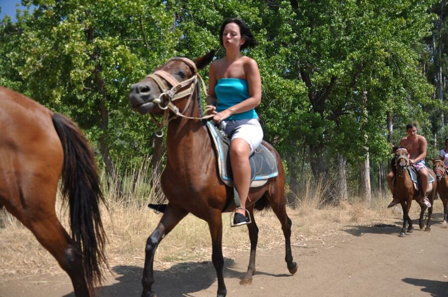 Marmaris Horseback Riding Experience - The water stop is the memorable finish