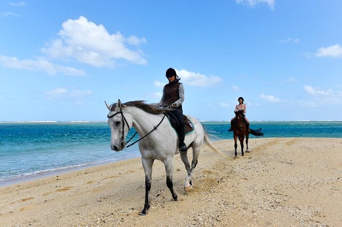 Mauritius Horse Riding at Riambel - Riambel Beach gives the ride its character