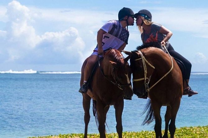 Mauritius Horse Riding at Riambel - The important difference between beach riding and sea riding