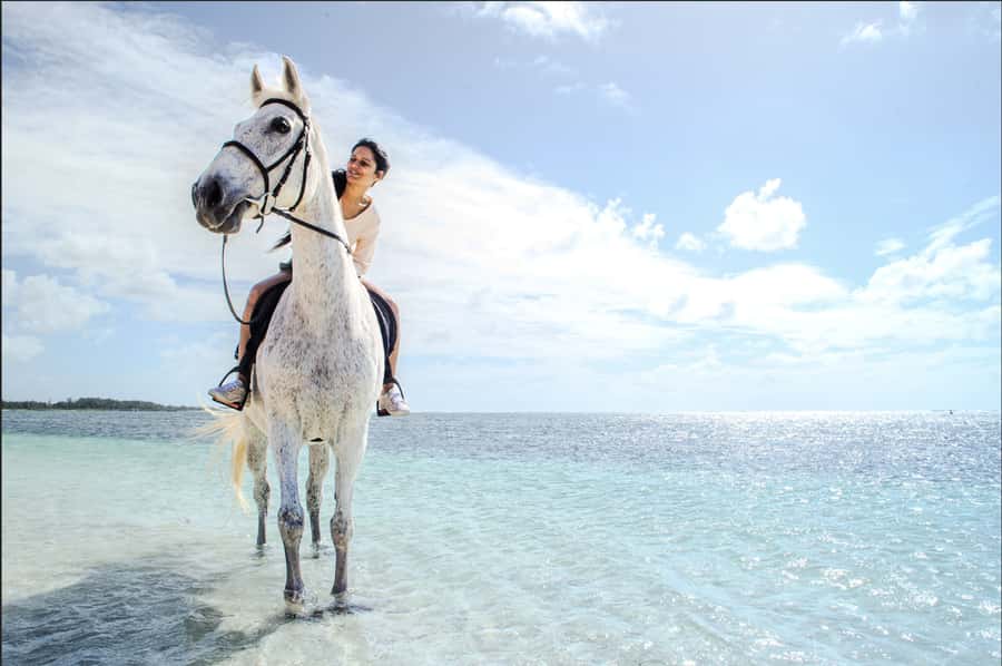 Mauritius: Horseback riding on the beach - What the Small Group Changes