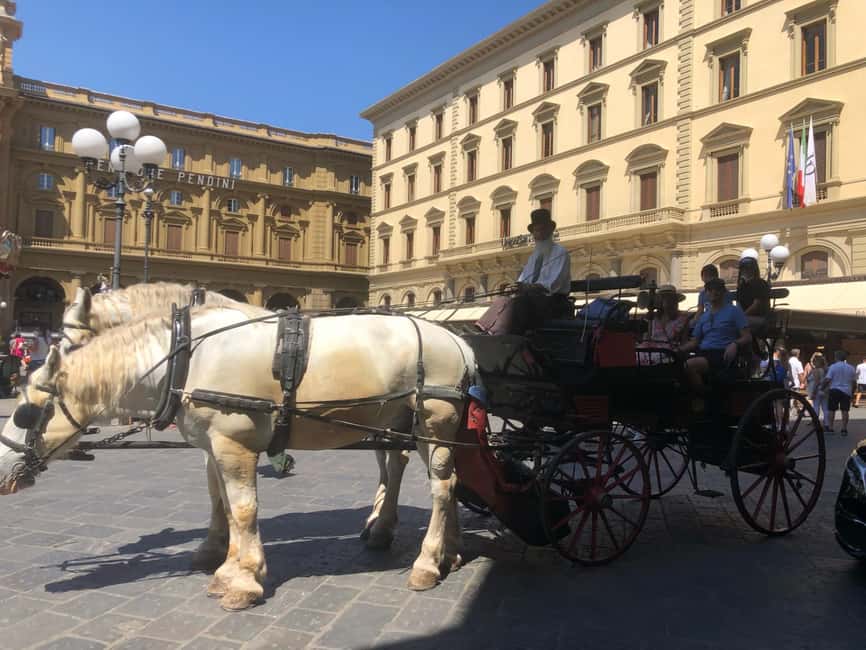 Medieval Carriage Ride: Check out Florence like a traveler from the past - Piazza della Signoria and Palazzo Vecchio