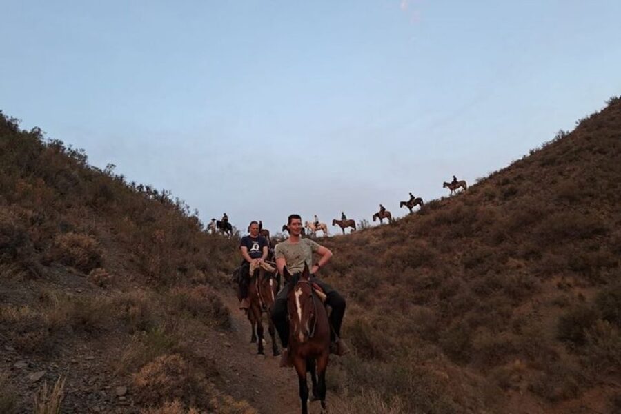 Mendoza: Sunset Horse Back Riding in the Mountains and BBQ - Returning to the ranch for the asado