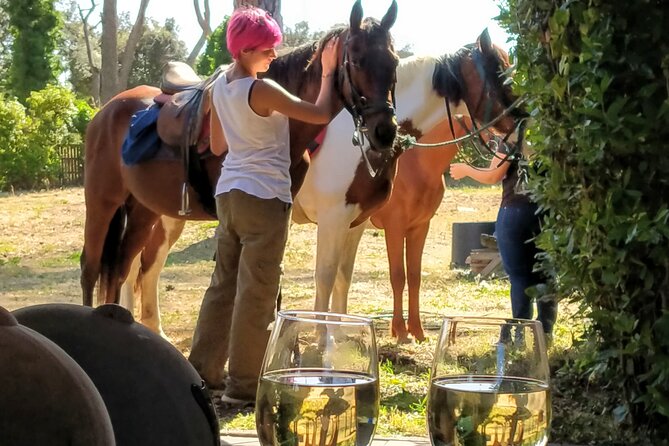 Middle day out of Rome on Horseback with meals included - The people and the horse sanctuary connection