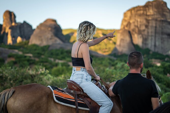 Mystical Sunset Horseback Ride in Meteora: 1-Hour Adventure - The Main Observation Deck at Sunset