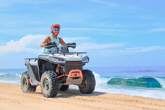 NEW!! Combo ATV & Horseback Ride. Beach & Desert. Tequila Tasting - From Cabo’s Ranch Roads to Migrino Beach