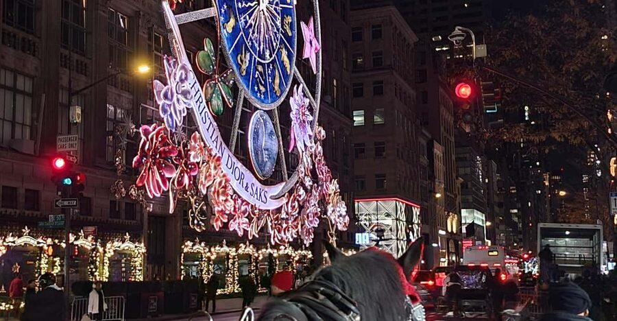 NYC: Christmas Lights Horse Carriage Ride - Radio City Music Hall and the Christmas Spectacular