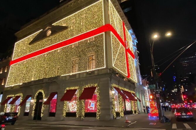 NYC Rockefeller Center Christmas Lights Horse Carriage Ride - St. Patrick’s Cathedral and Saks Fifth Avenue