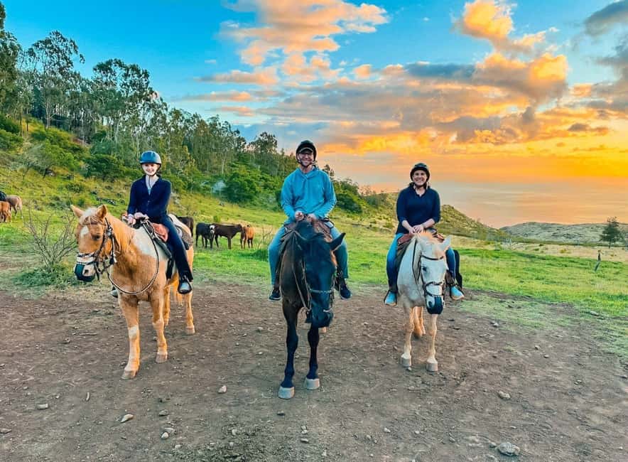 Oahu: Horseback Riding Sunshine or Sunset Tour - Sunshine or sunset: choosing your timing