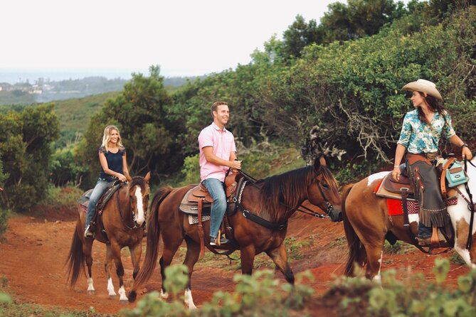 Oahu Sunset Horseback Ride - Reaching the Scenic Lookout at Sunset
