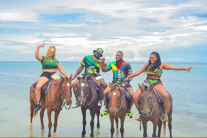 OCEAN HORSE-BACK RIDING & BAMBOO RAFTING + Limestone MASSAGE - A slower hour on the bamboo raft