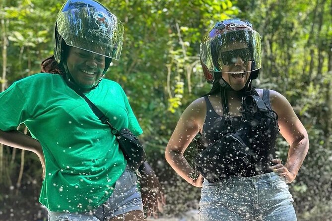 Ocho Rios ATV, Horseback Riding, Dunn's River and Bamboo Rafting - Climbing Dunn’s River Falls