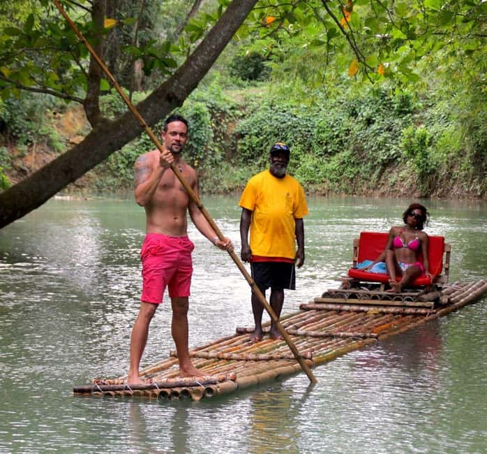 Ocho Rios: Horseback Riding in the Ocean and Bamboo Rafting - Horseback riding from trail to sea