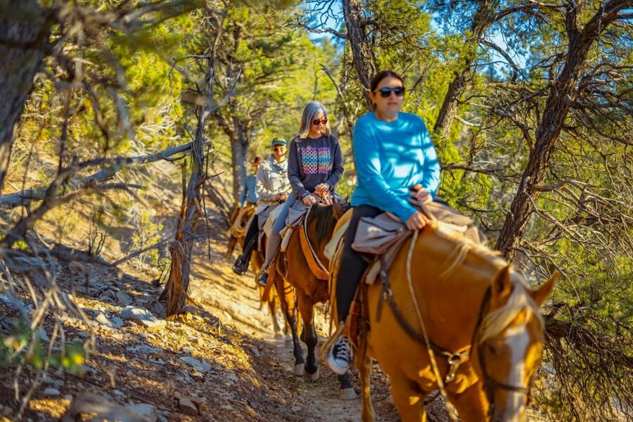 Orderville: Checkerboard Evening Shadow Horseback Ride - What the scenery is really like
