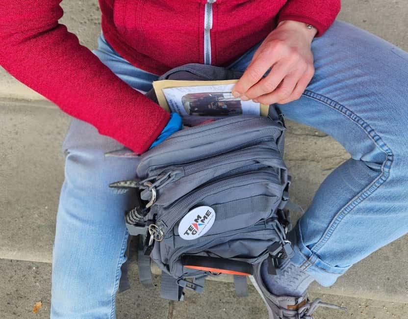 Outdoor Escape Game with puzzle backpack Bamberg: The Secret of the Horseman - Group size and the private format