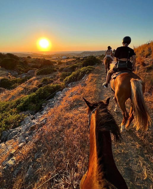 Paros: Horseback Riding Tour at Sunset - A beginner-friendly ride with real countryside underfoot