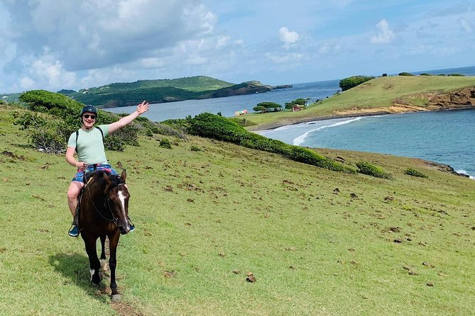 Private Beach Horseback Ride with Sandy Hoofs St. Lucia - Riding from Sandy Hoofs to St. Lucia’s Atlantic coast