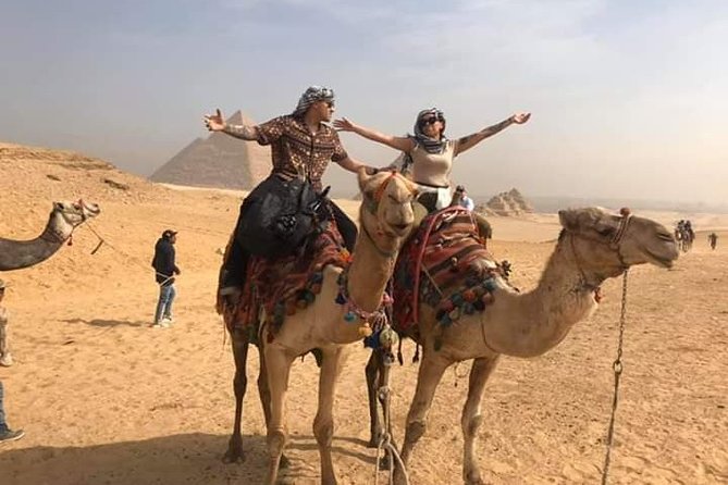 Private Camel or Horse Ride around the Giza Pyramids - The pyramids from the outside