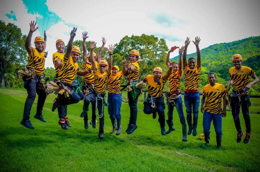 Puerto Plata: Zip Line, Horseback Riding, & Waterfall Combo - Getting to the ranch by special truck