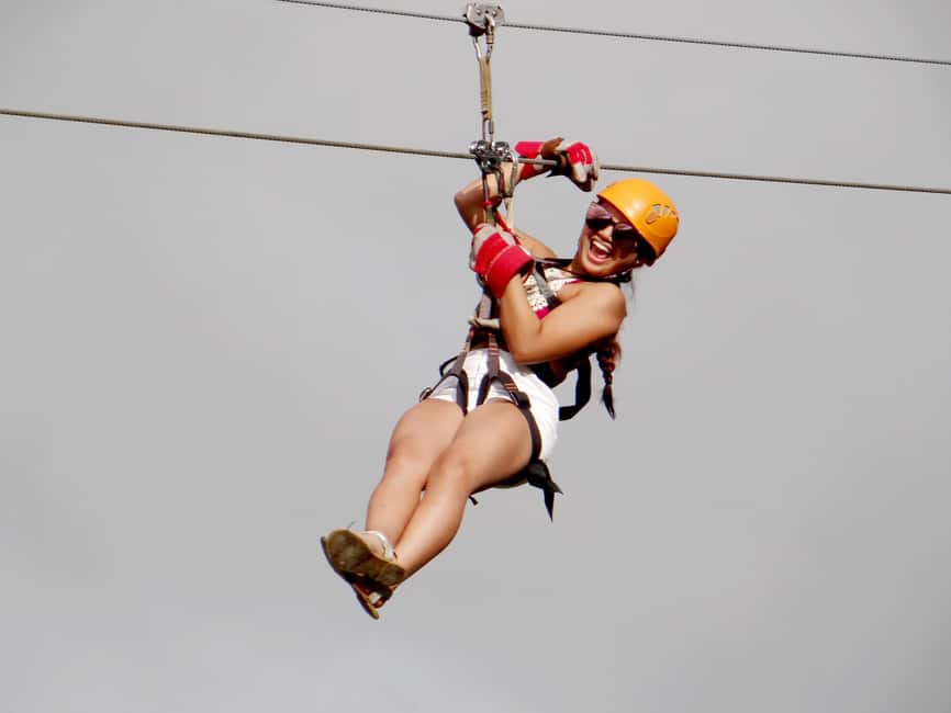 Puerto Plata: Zip Line, Horseback Riding, & Waterfall Combo - Six zip lines above the tropical scenery
