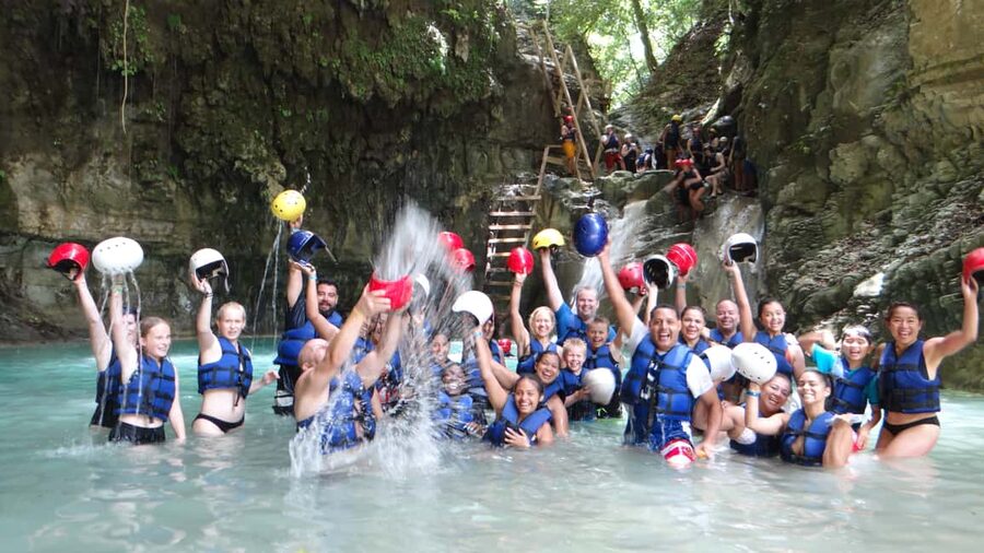 Puerto Plata: Zip Line, Horseback Riding, & Waterfall Combo - Walking and exploring at Damajagua