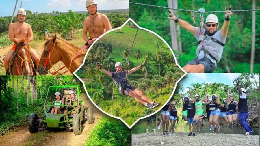 Punta cana 6-in-1: Buggies/Ziplines/Horses/Culture - Key points at a glance
