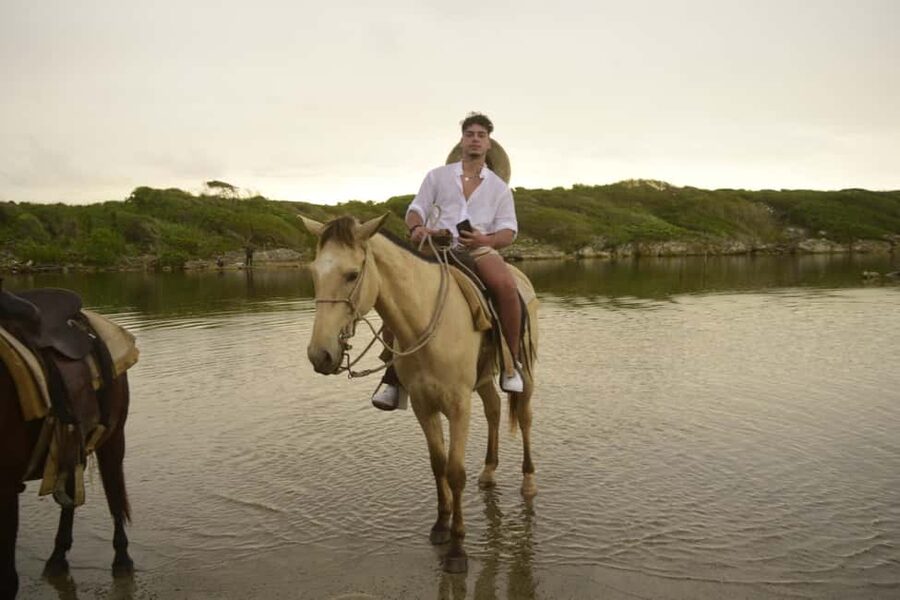 Punta Cana: Horseback Ride to Macao Beach - The beach ride at Macao Beach